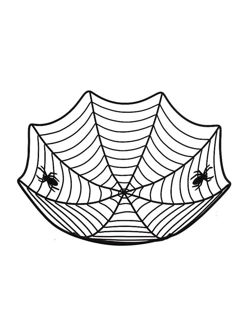 Celébrate Together NWT Halloween Spider Web Serving Bowl - Black
